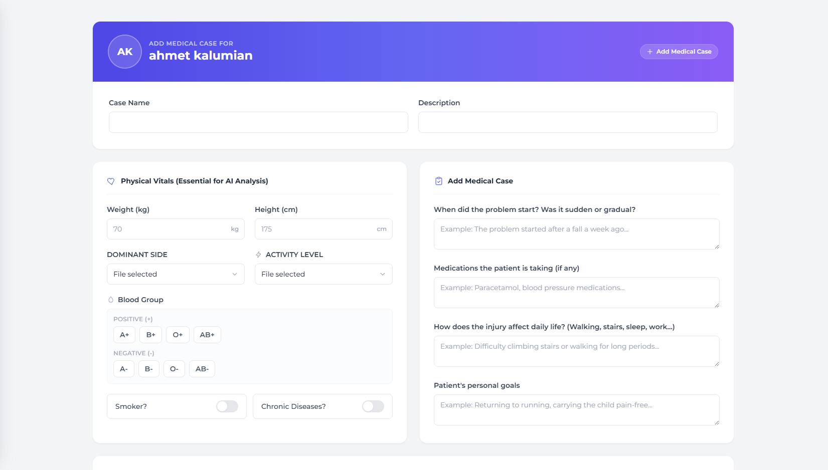 Clinical Dashboard